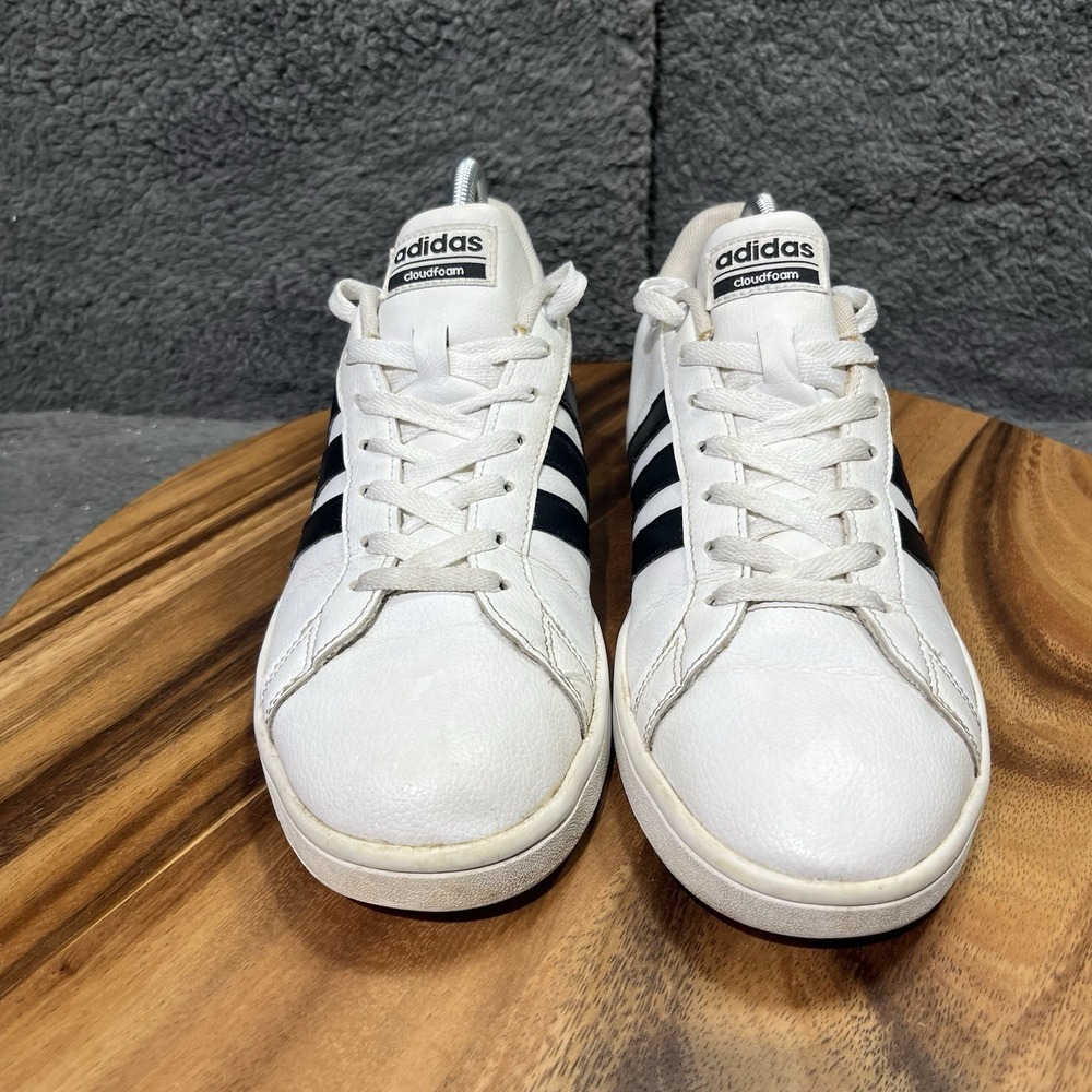 Adidas Men's Cloudfoam Advantage AW4294 White Casual Shoes Sneakers Size 8.5 - Picture 10 of 12